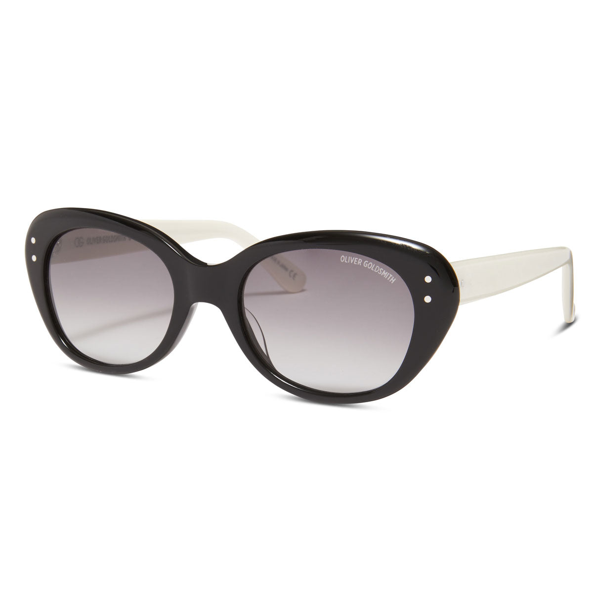 Sophia Sunglasses with Black & Ivory acetate frame