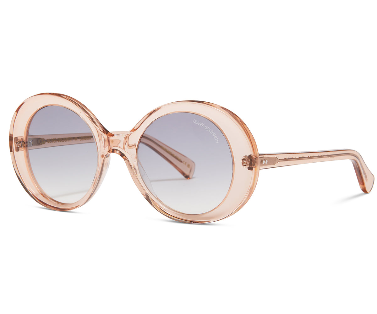 The 1960S 001 Sunglasses with Pink Champagne acetate frame