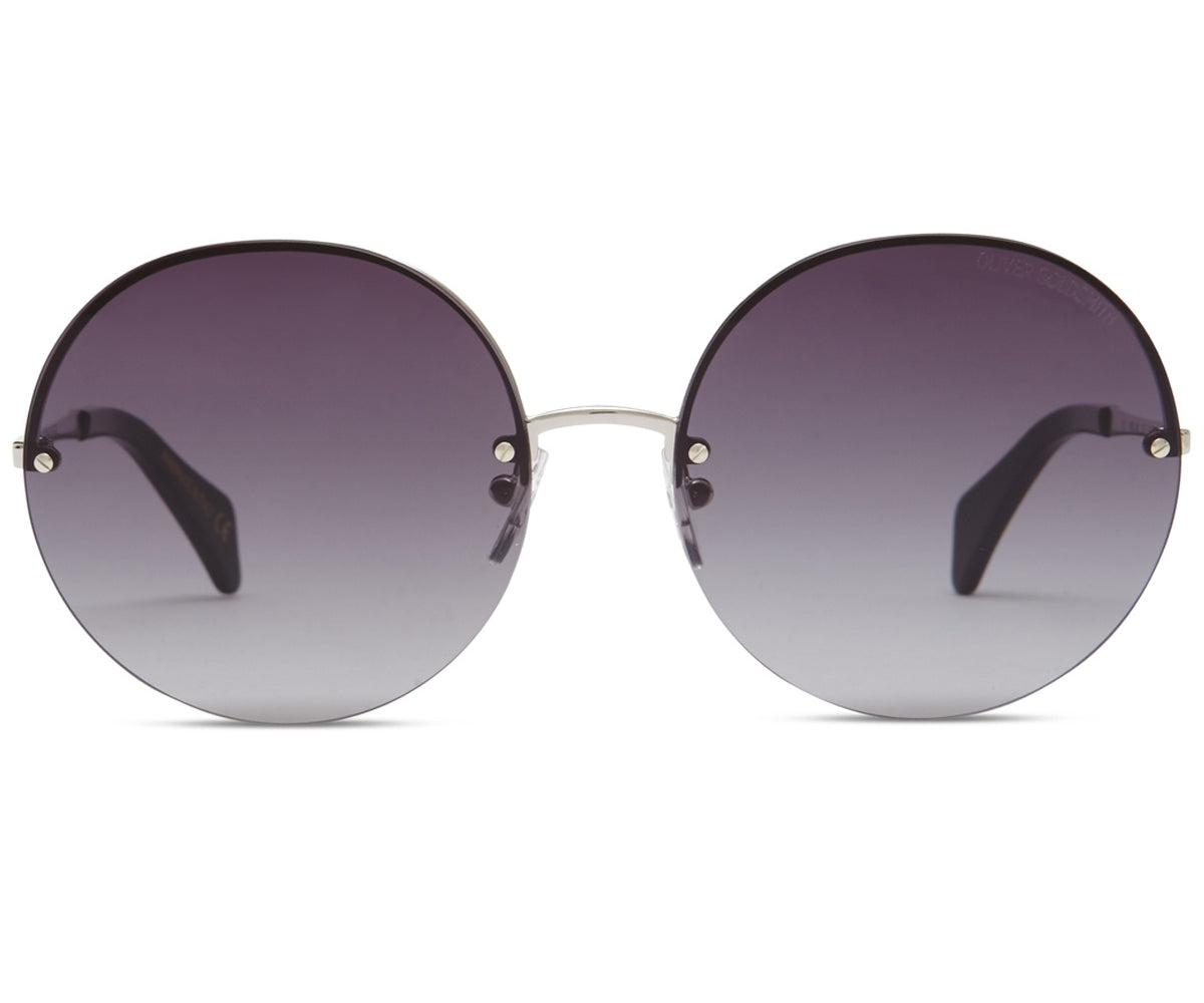 The 1970S 001 Sunglasses with Smoke (Armani Gold Silver) acetate frame