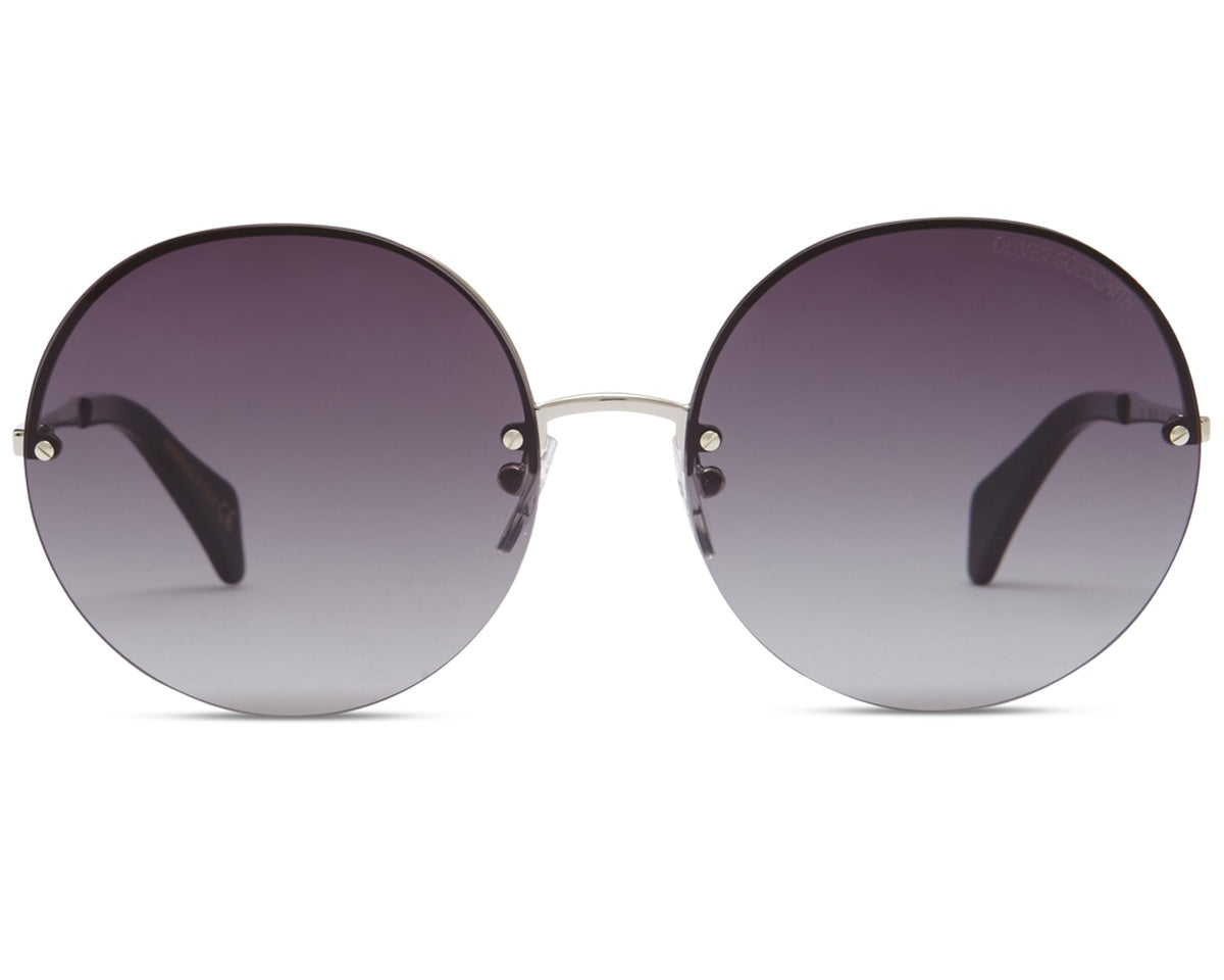 The 1970S 001 Sunglasses with Smoke (Armani Gold Silver) acetate frame