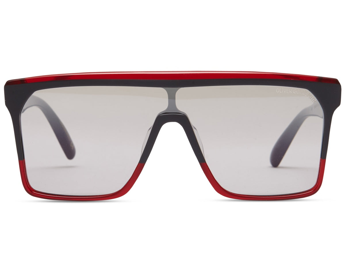 The 1990'S-001 Sunglasses with Slate + Coulis acetate frame