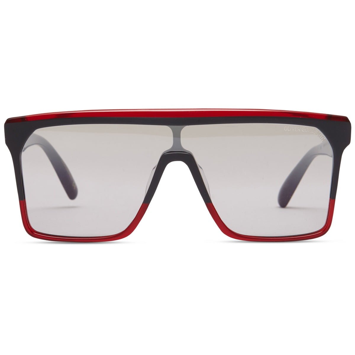 The 1990'S-001 Sunglasses with Slate + Coulis acetate frame