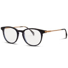 A pair of Avery glasses with a black frame and clear lenses.