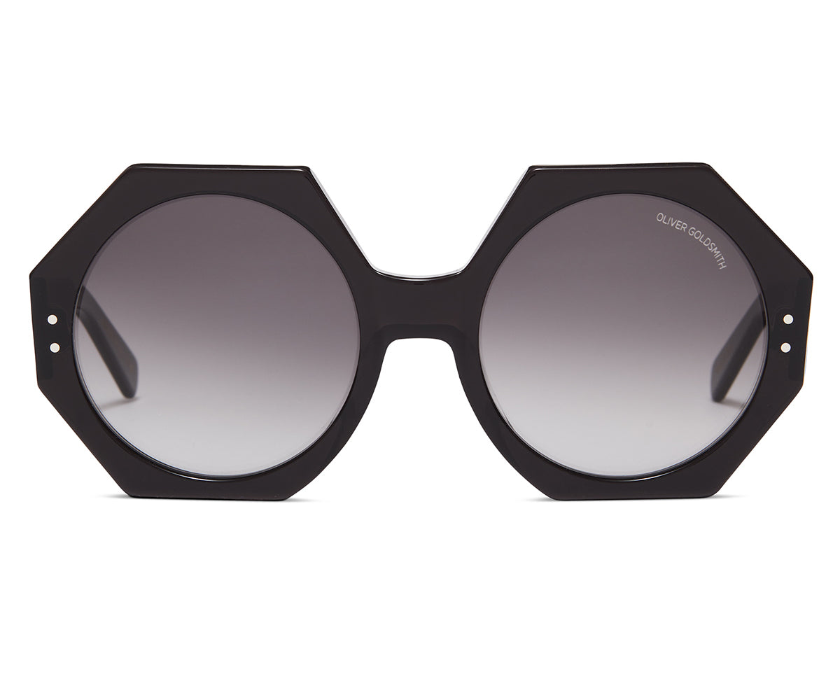 Hex Sunglasses with Almost Black acetate frame