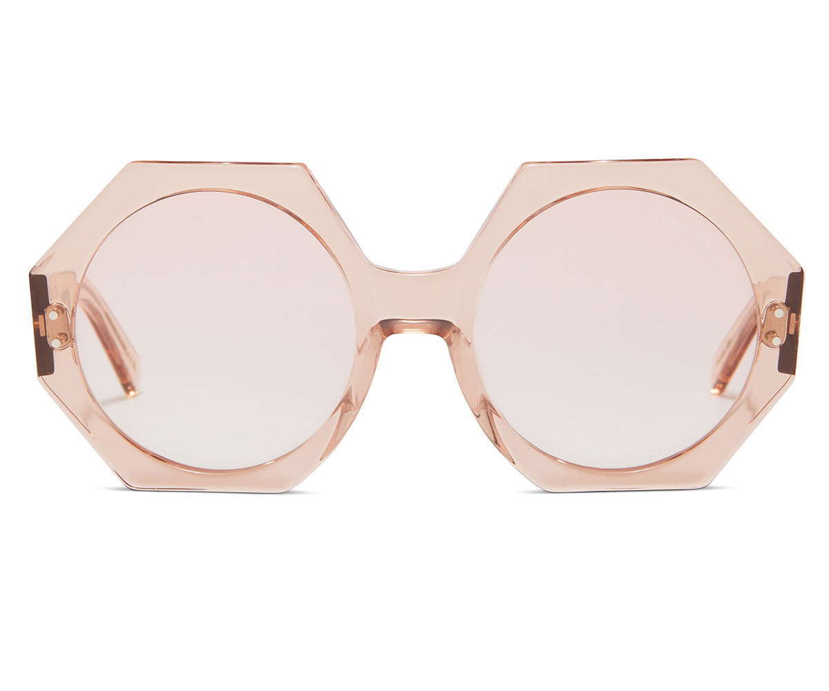 Hex Sunglasses with Pink Champagne acetate frame