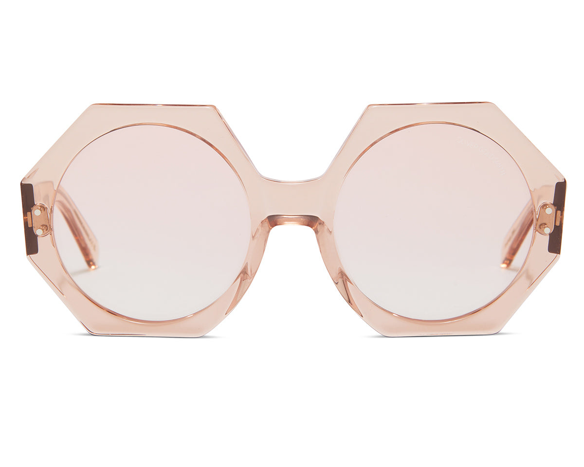 Hex Sunglasses with Pink Champagne acetate frame
