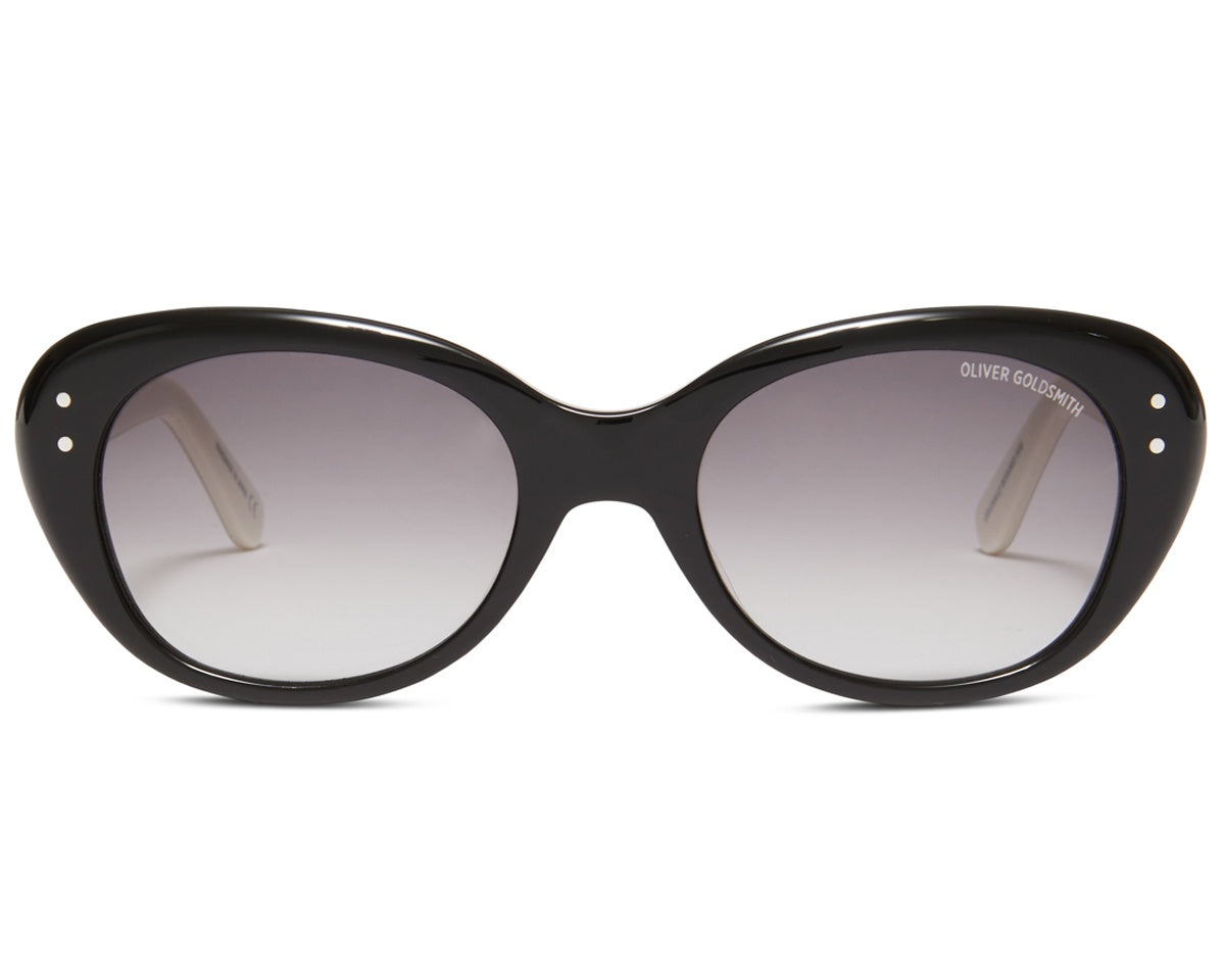 Sophia Sunglasses with Black & Ivory acetate frame