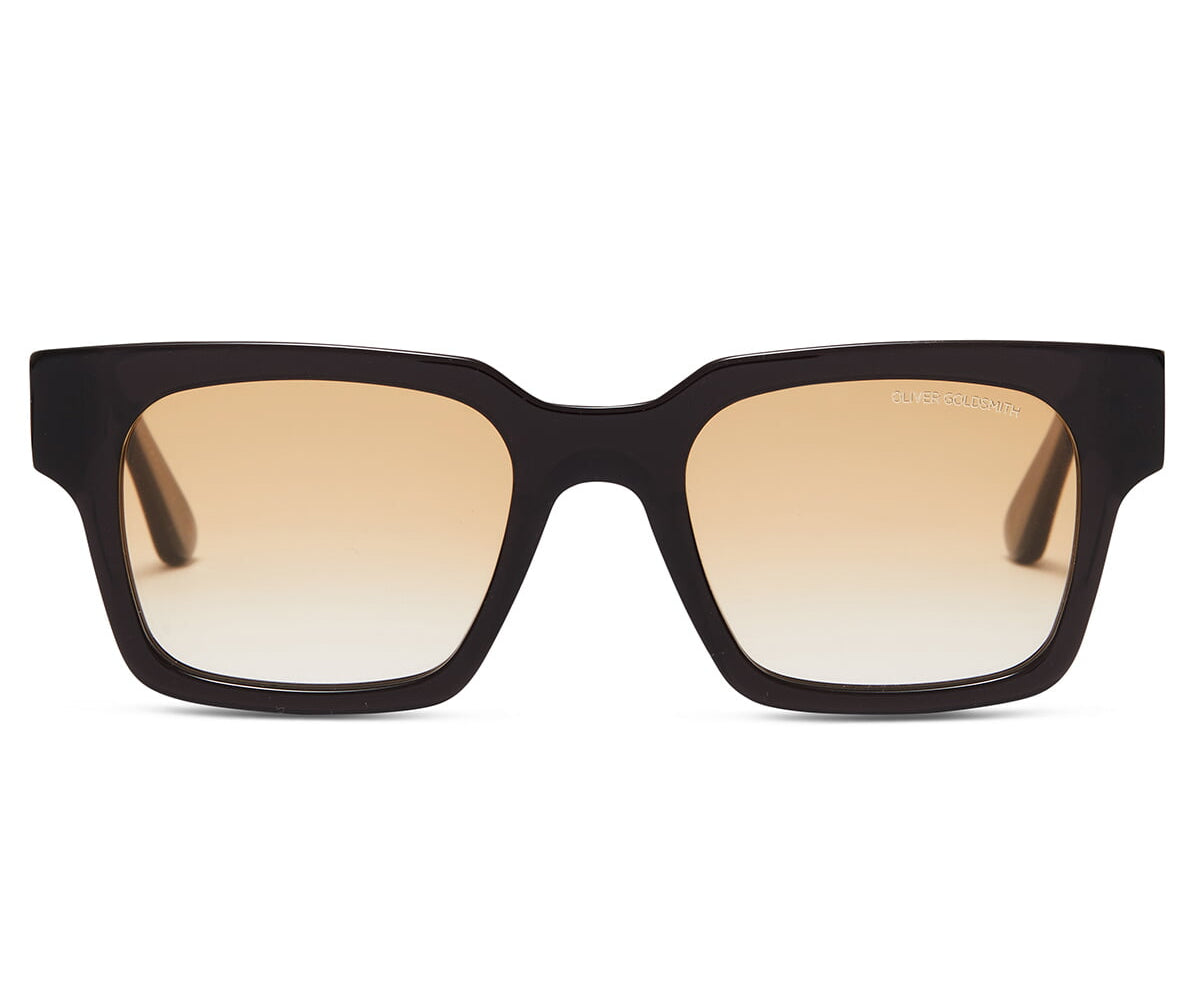 Winston WS Sunglasses with Almost Black acetate frame
