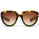 Y-Not Sunglasses with Leopard on Seafoam acetate frame