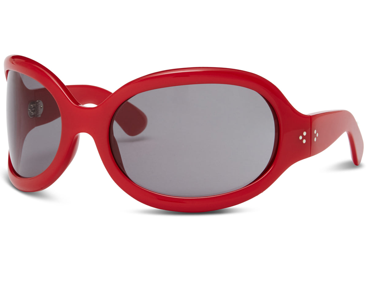 Yuhu Sunglasses with Red acetate frame
