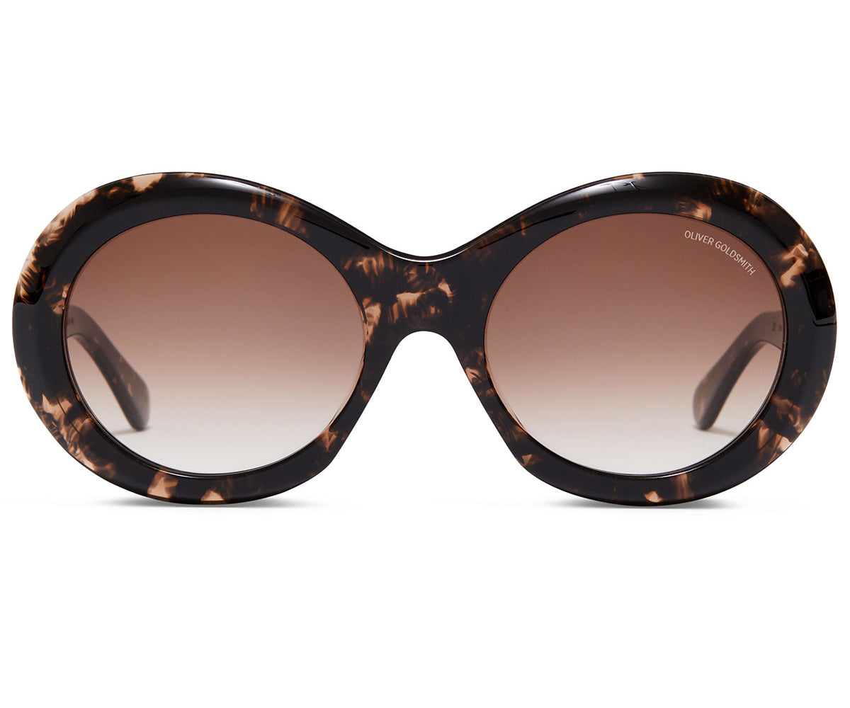 Audrey Sunglasses with  Mocha acetate frame