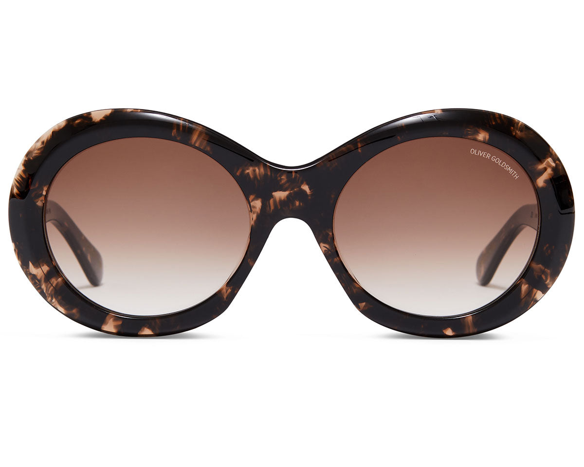 Audrey Sunglasses with  Mocha acetate frame