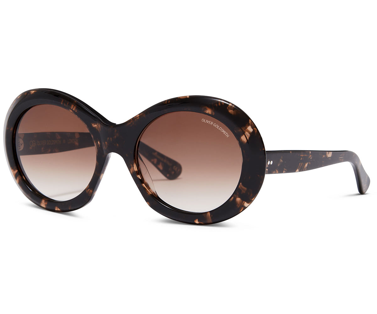 Audrey Sunglasses with  Mocha acetate frame