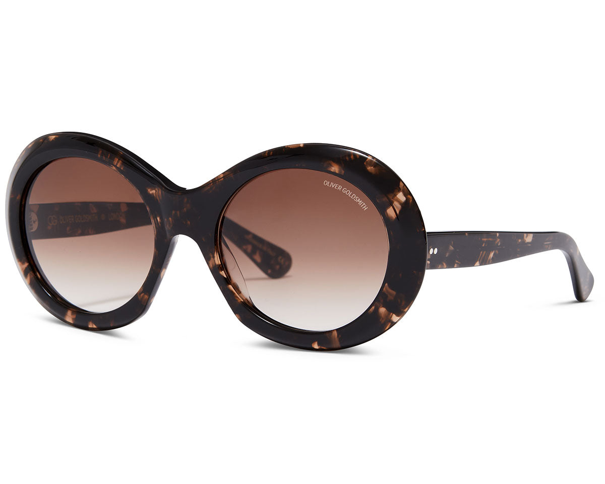 Audrey Sunglasses with  Mocha acetate frame