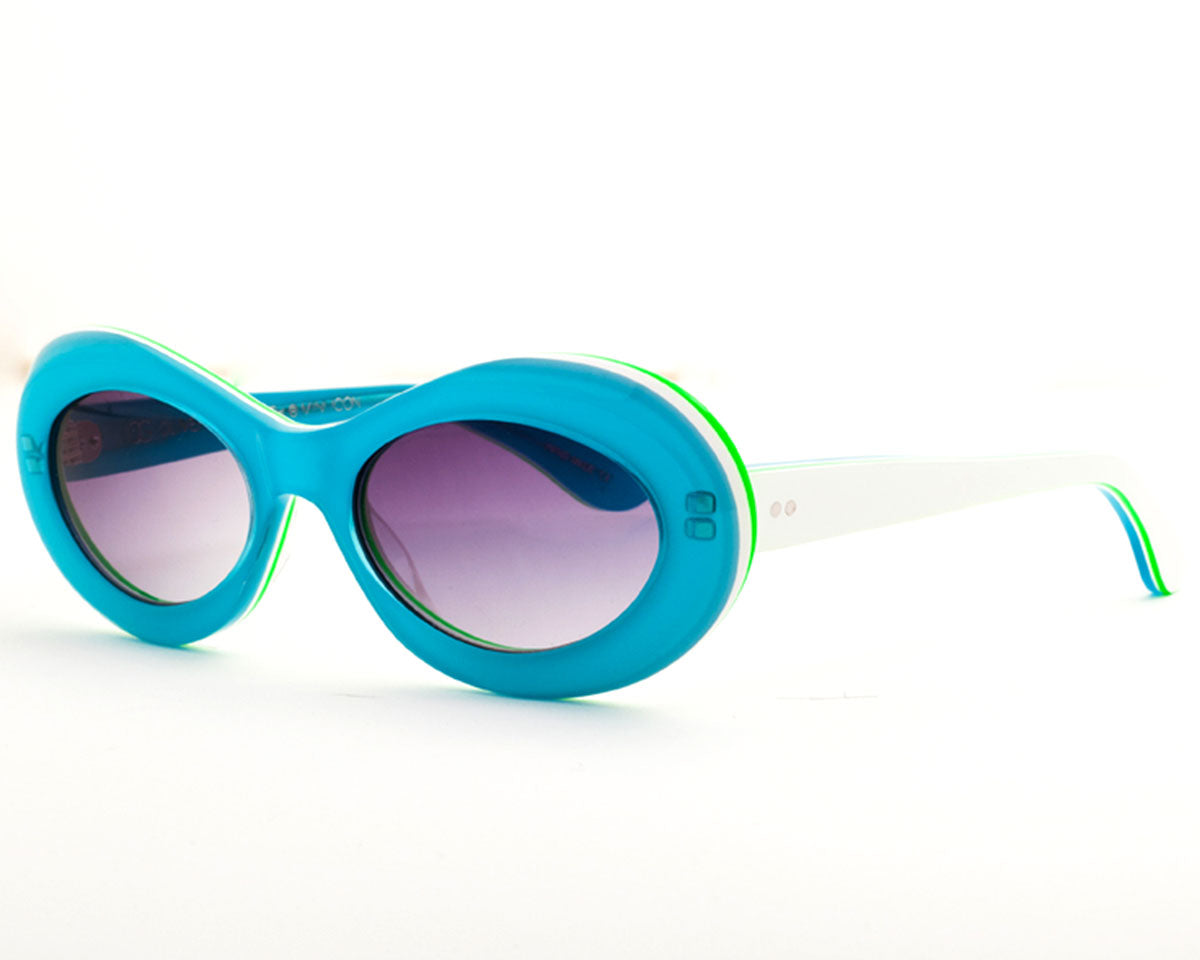 Bude OG Kids Sunglasses with Aqua Fresh acetate frame