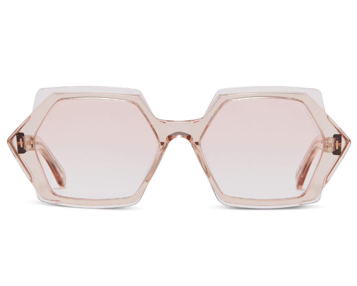 Ego Sunglasses with Pink Champagne acetate frame