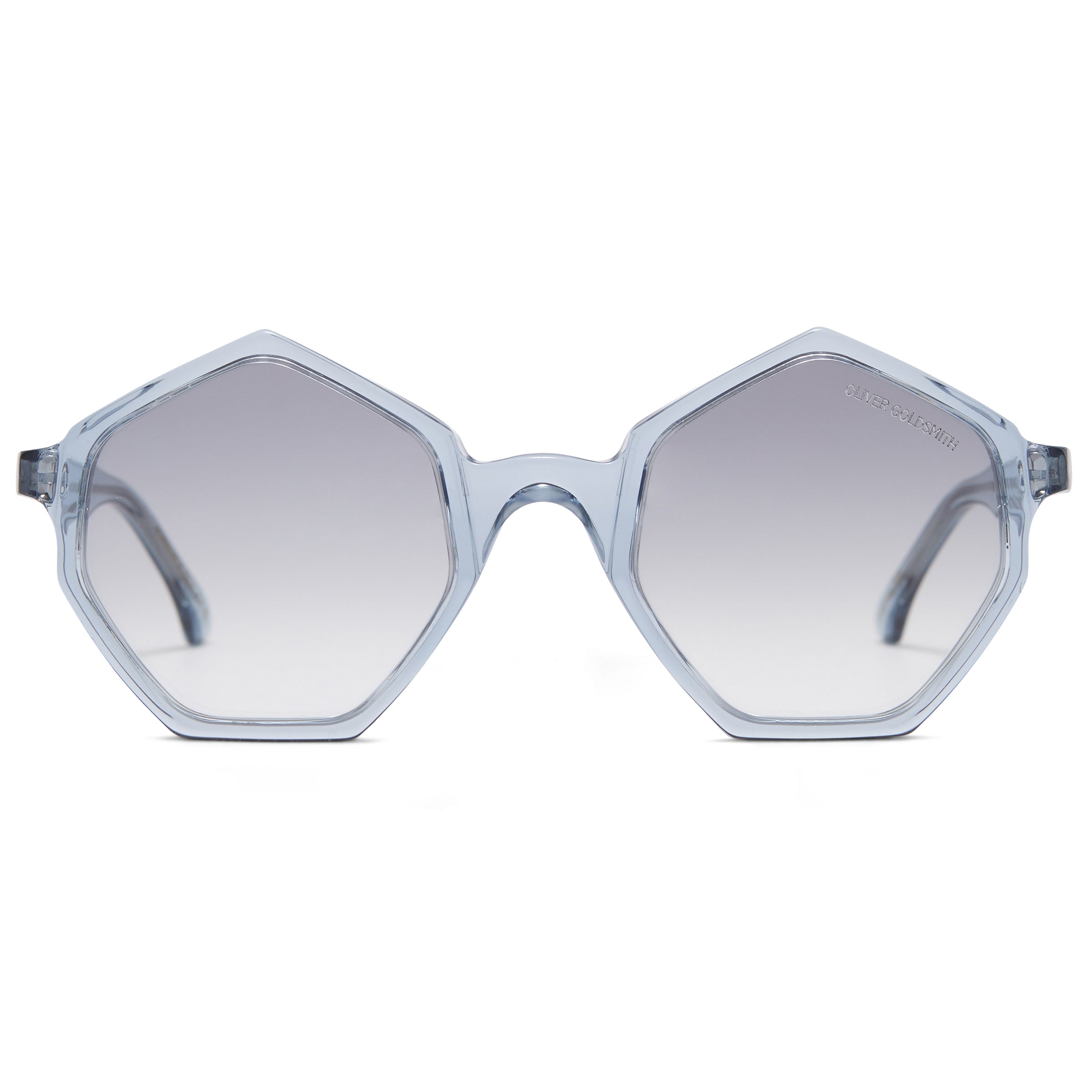 Large hexagon sunglasses sale