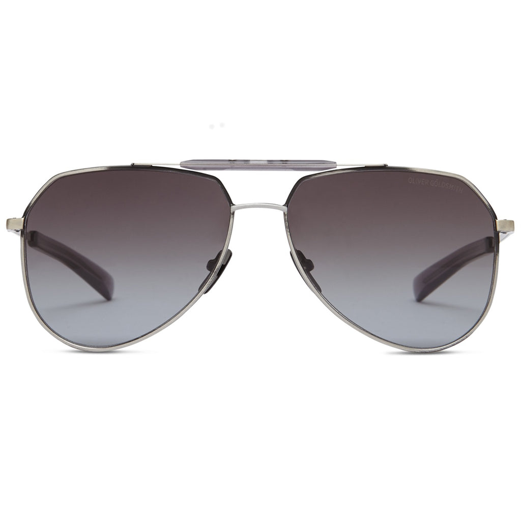 The 1940'S-001 Sunglasses with Antique Silver acetate frame