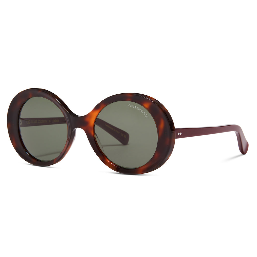 The 1960S 001 Sunglasses with Earth Tortoise acetate frame