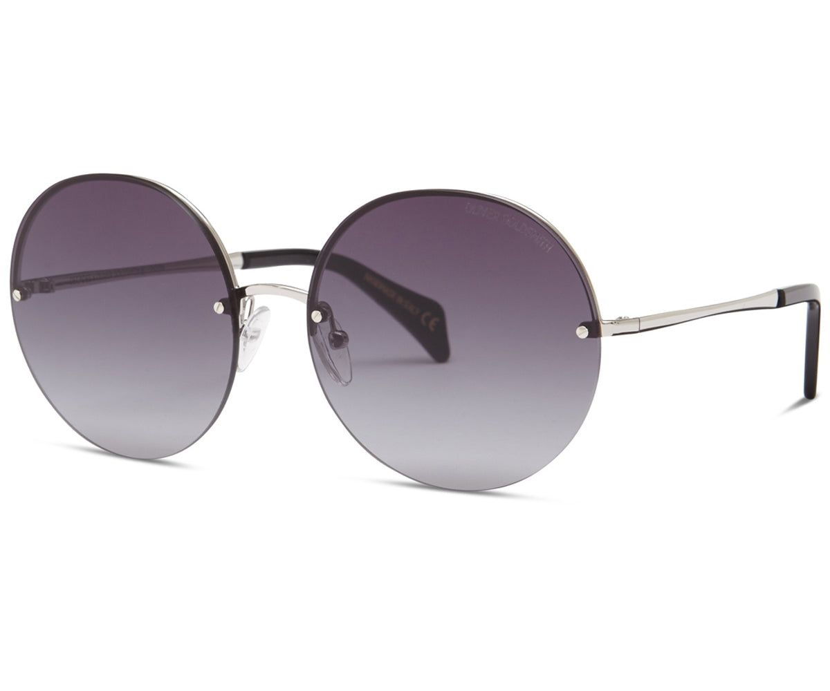 The 1970S 001 Sunglasses with Smoke (Armani Gold Silver) acetate frame