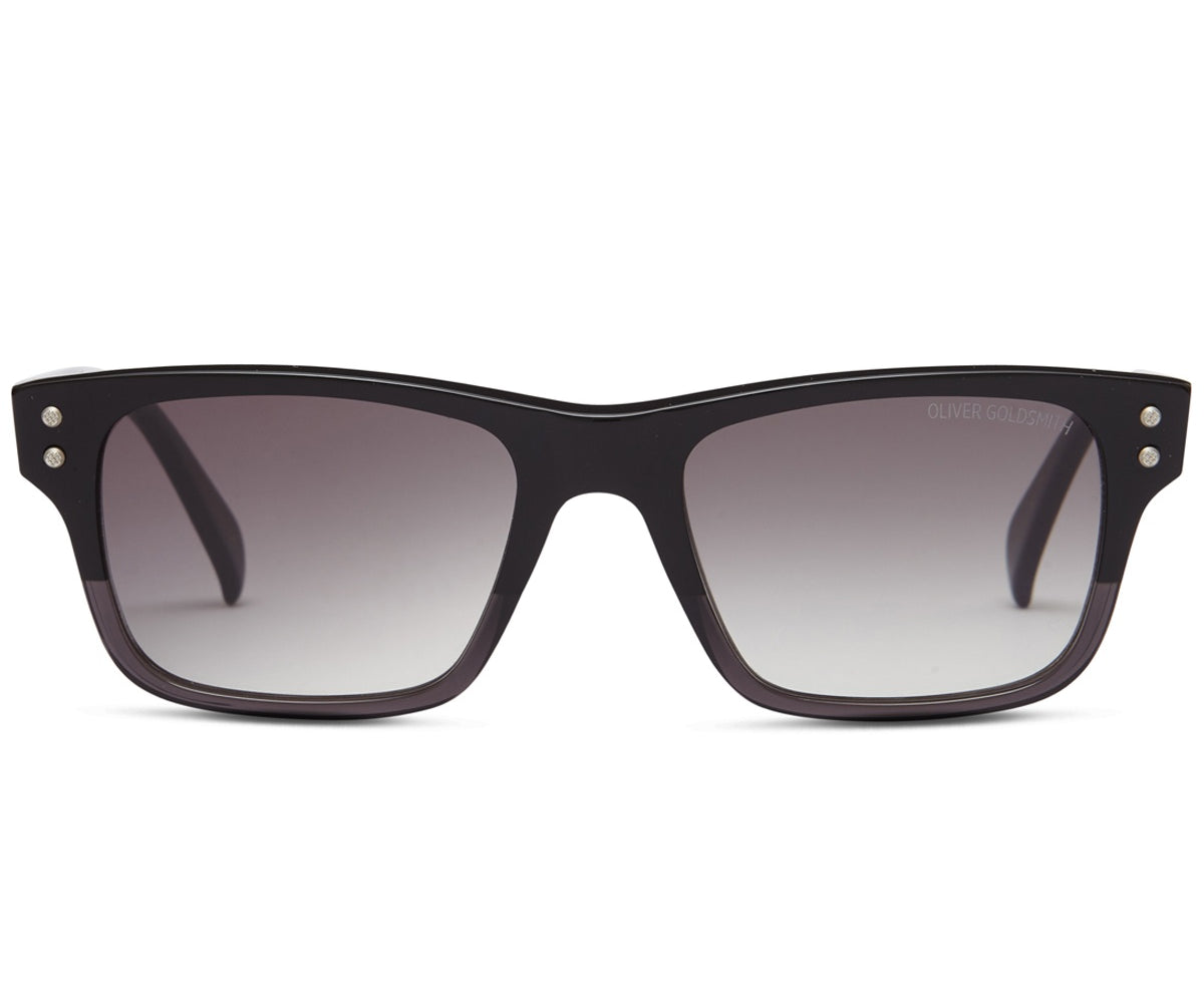 The 1980'S-001 Sunglasses with Back to Black acetate frame