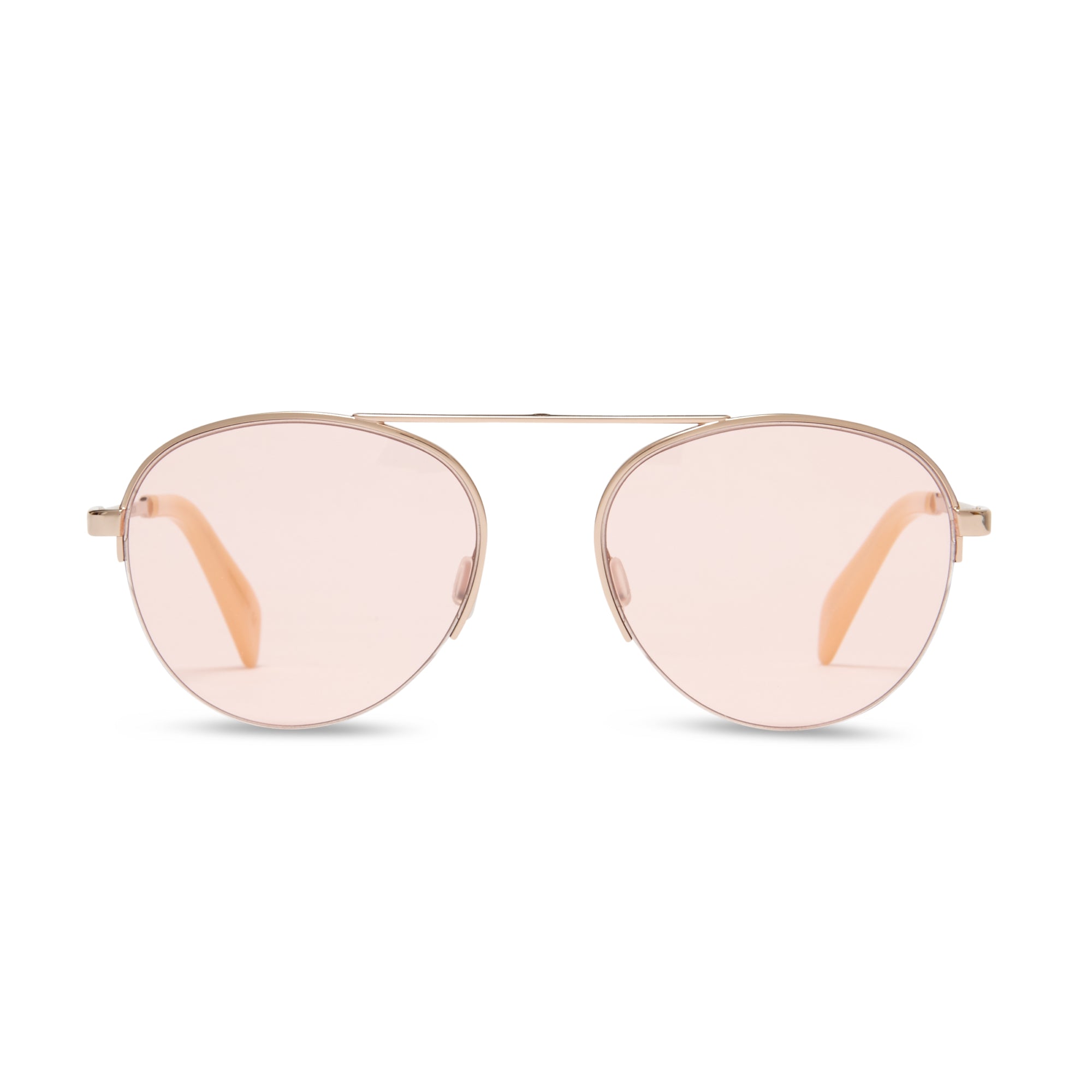 Dean Sunglasses with Rose Gold acetate frame