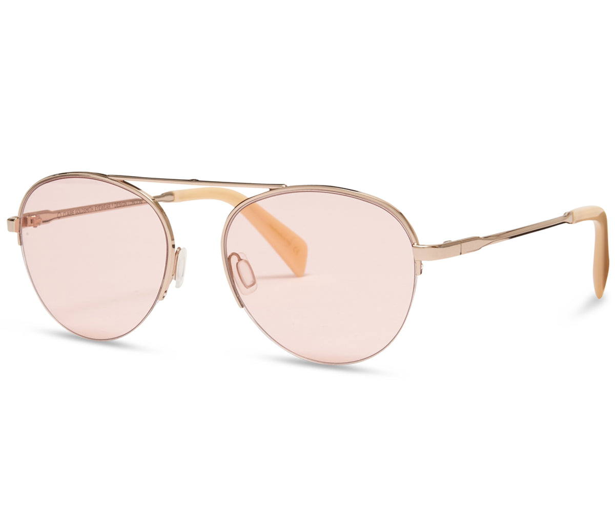 Dean Sunglasses with Rose Gold acetate frame