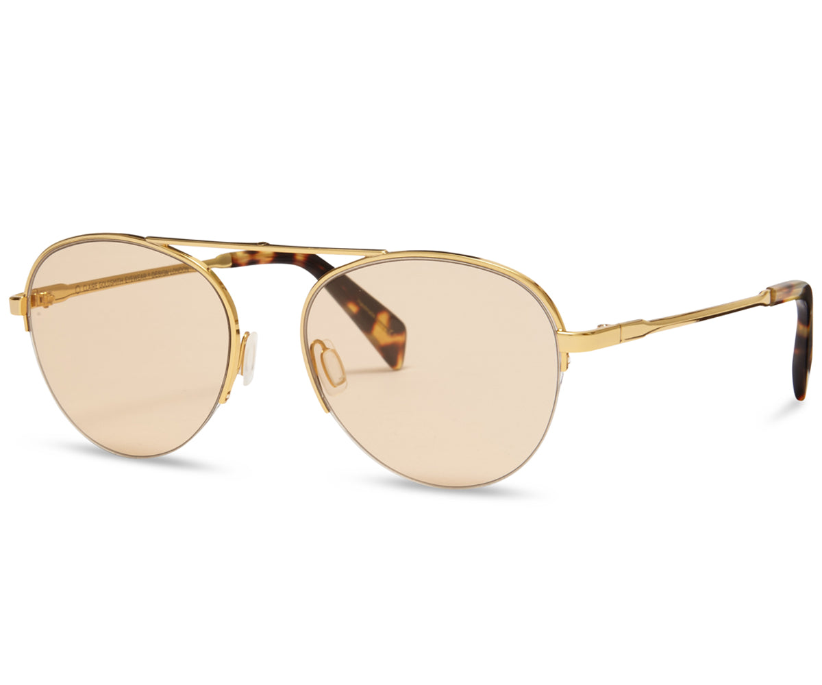 Dean Sunglasses with Yellow Gold acetate frame