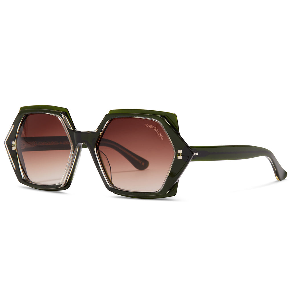 Ego Sunglasses with Seafoam Champagne acetate frame