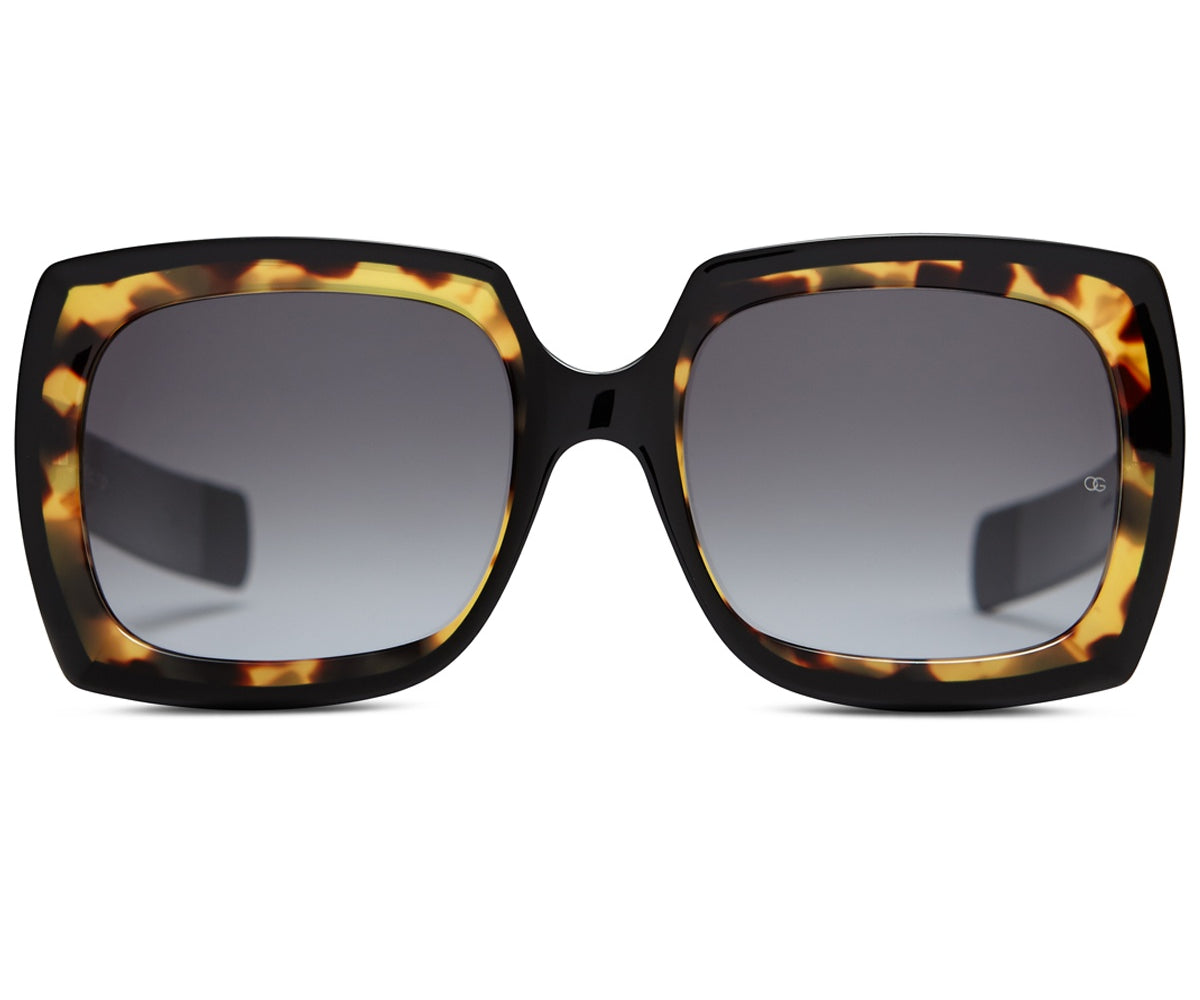 Fuz Sunglasses with Black Leopard acetate frame