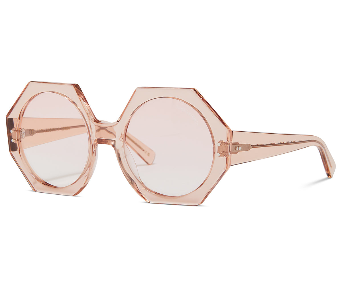 Hex Sunglasses with Pink Champagne acetate frame