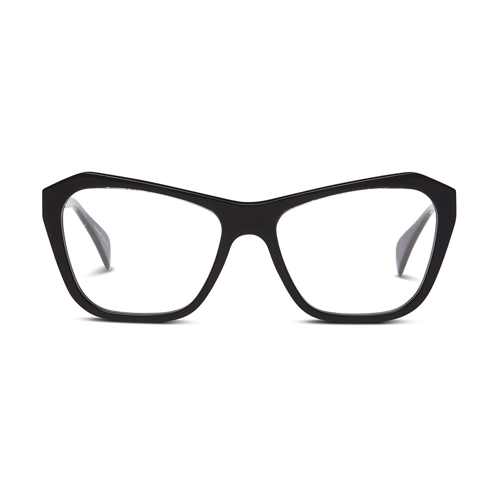 Hathaway Sunglasses with Black Glass acetate frame