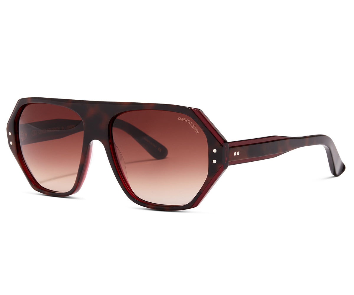 Kendal Sunglasses with Tortoise & Cherry acetate frame