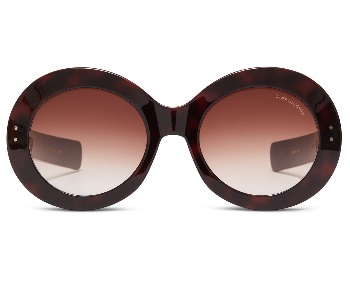 Koko Sunglasses with Tortoise & Cherry acetate frame