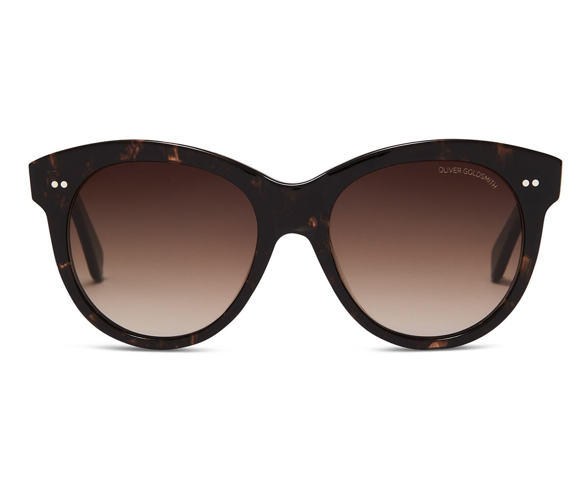 Manhattan Small Sunglasses with Mocha acetate frame