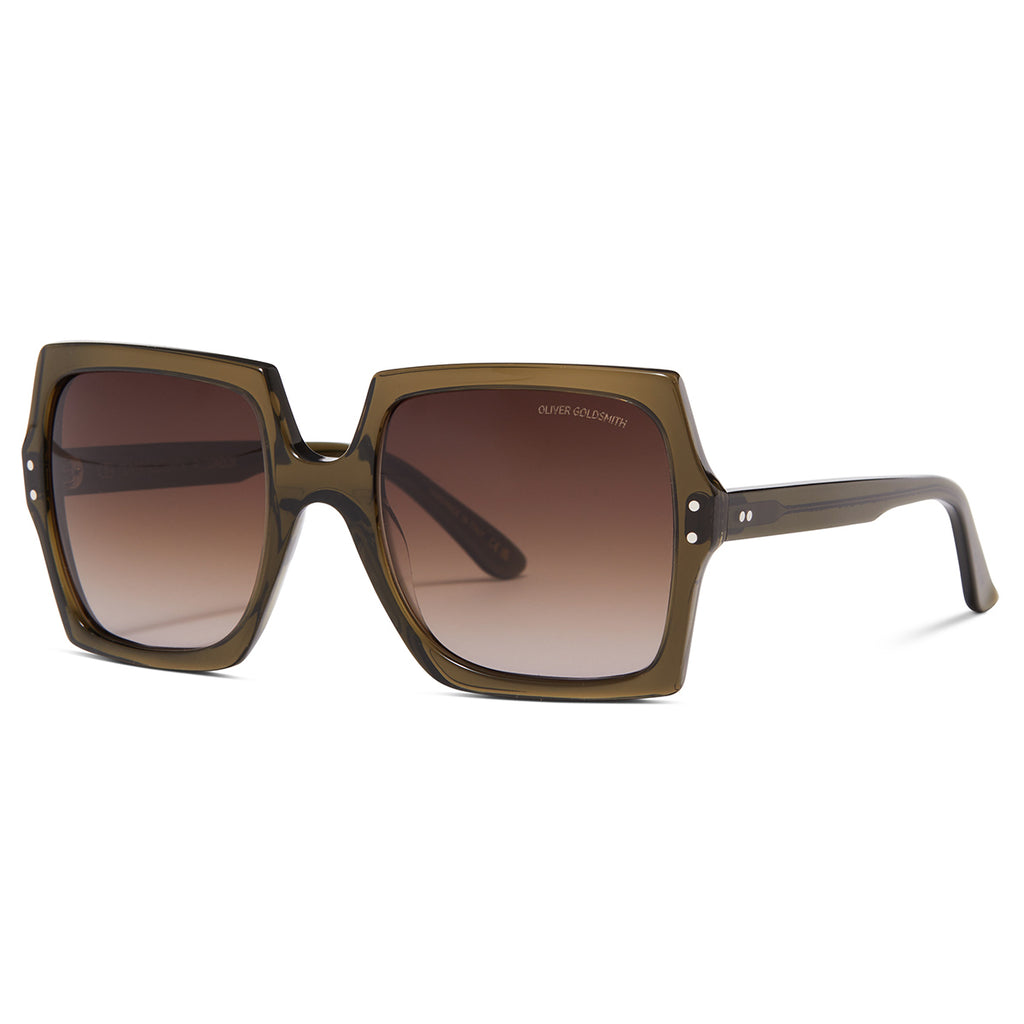 Moosh Sunglasses with Dark Olive acetate frame