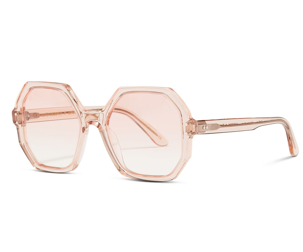Yatton WS Sunglasses with Pink Coral acetate frame