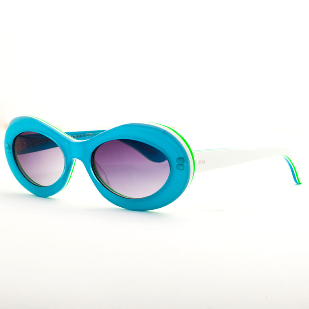 Bude OG Kids Sunglasses with Aqua Fresh acetate frame