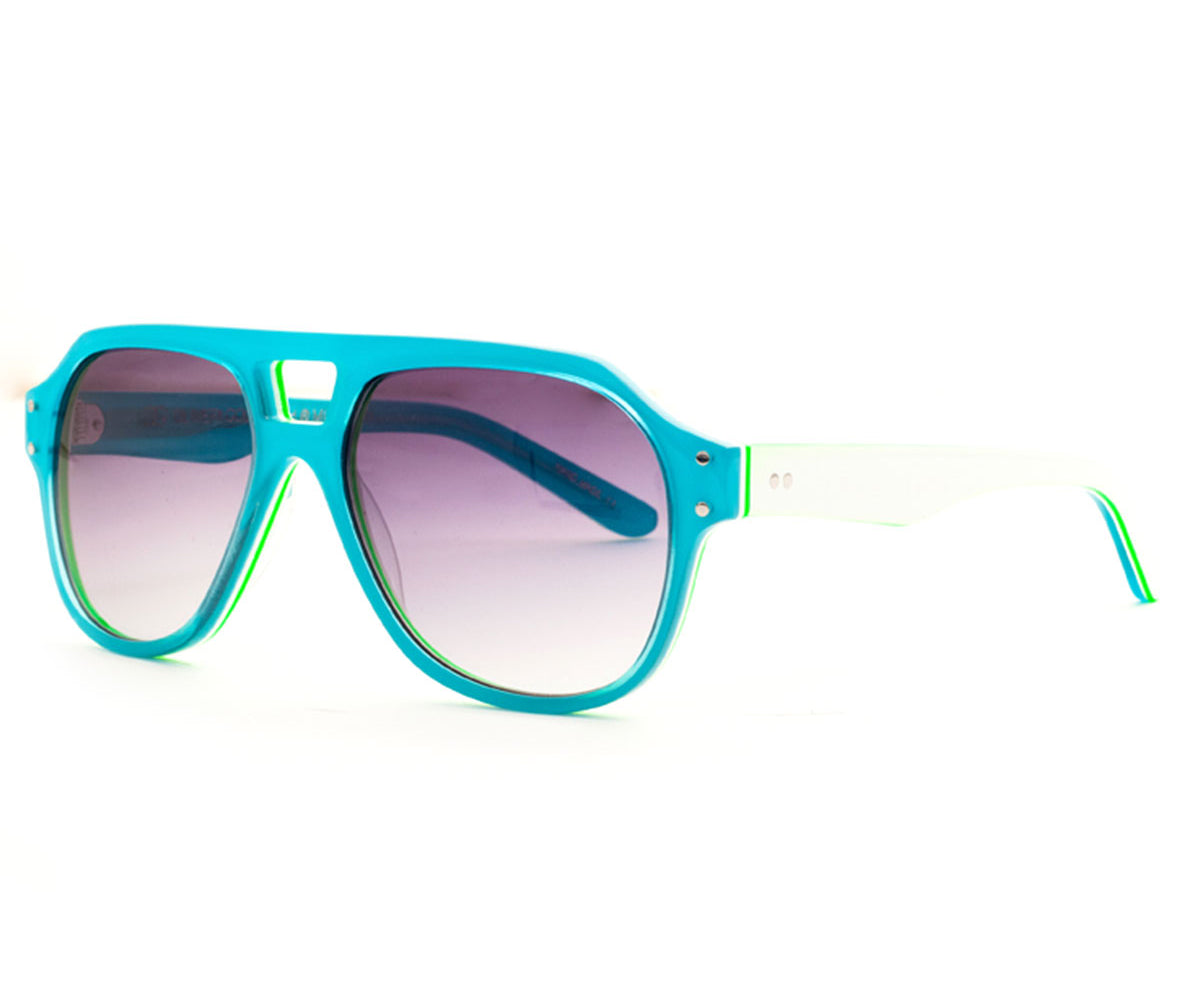 Glyn Kids Sunglasses with Aqua Fresh acetate frame