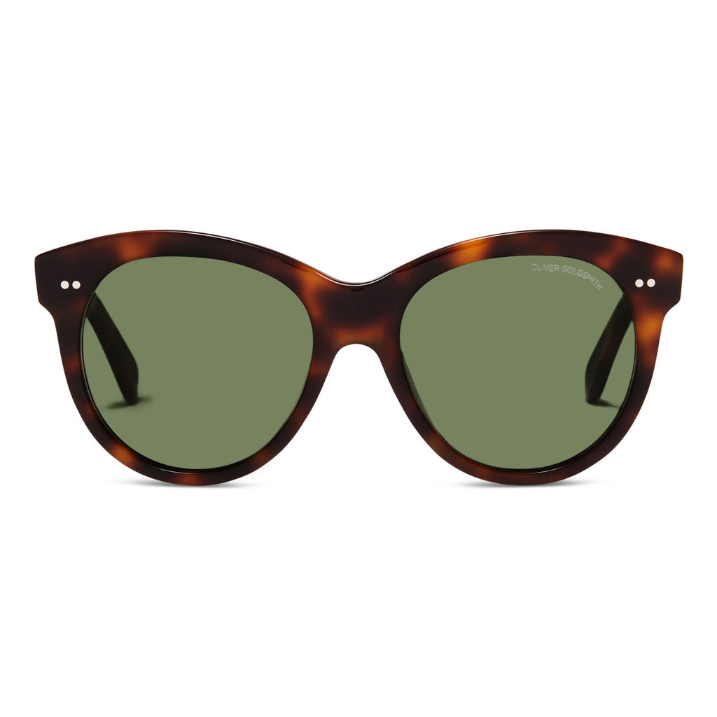 Manhattan Small Sunglasses with Dark Tortoiseshell acetate frame