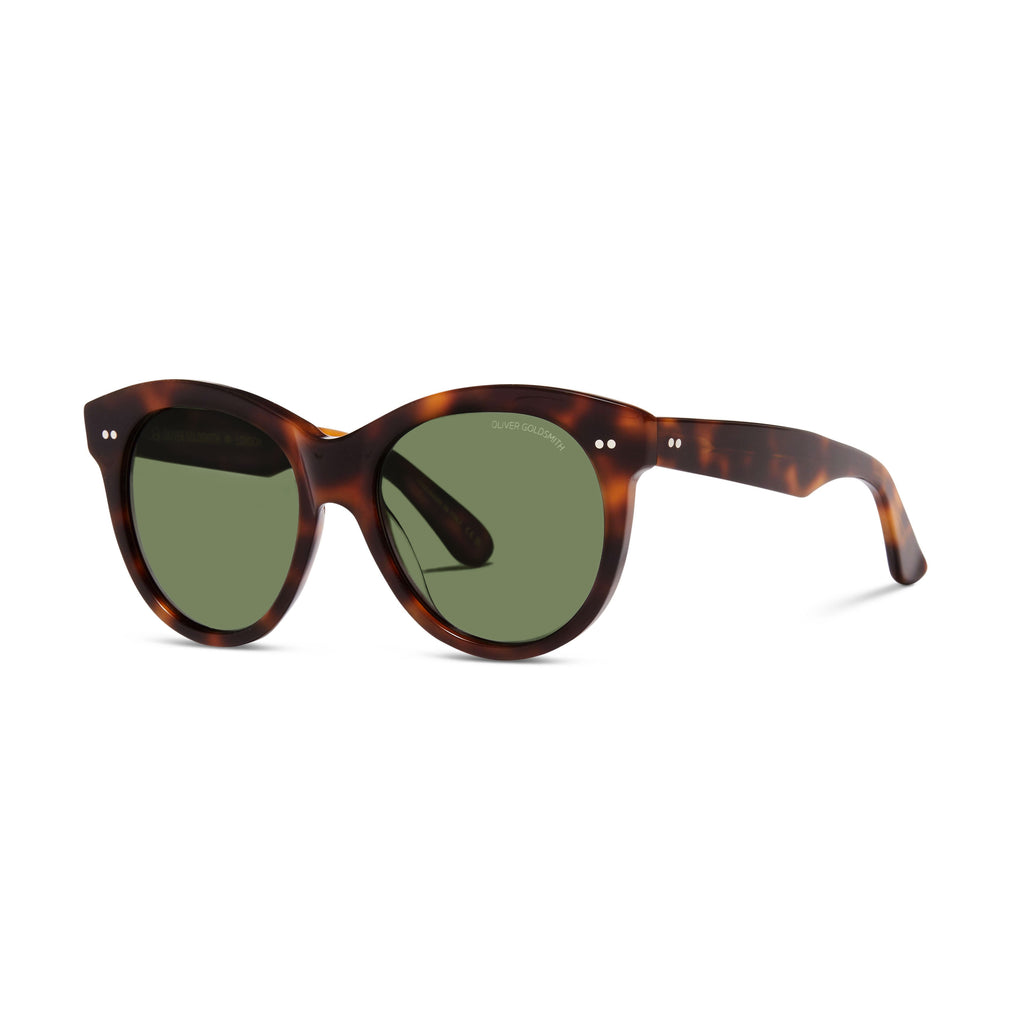 Manhattan Small Sunglasses with Dark Tortoiseshell acetate frame
