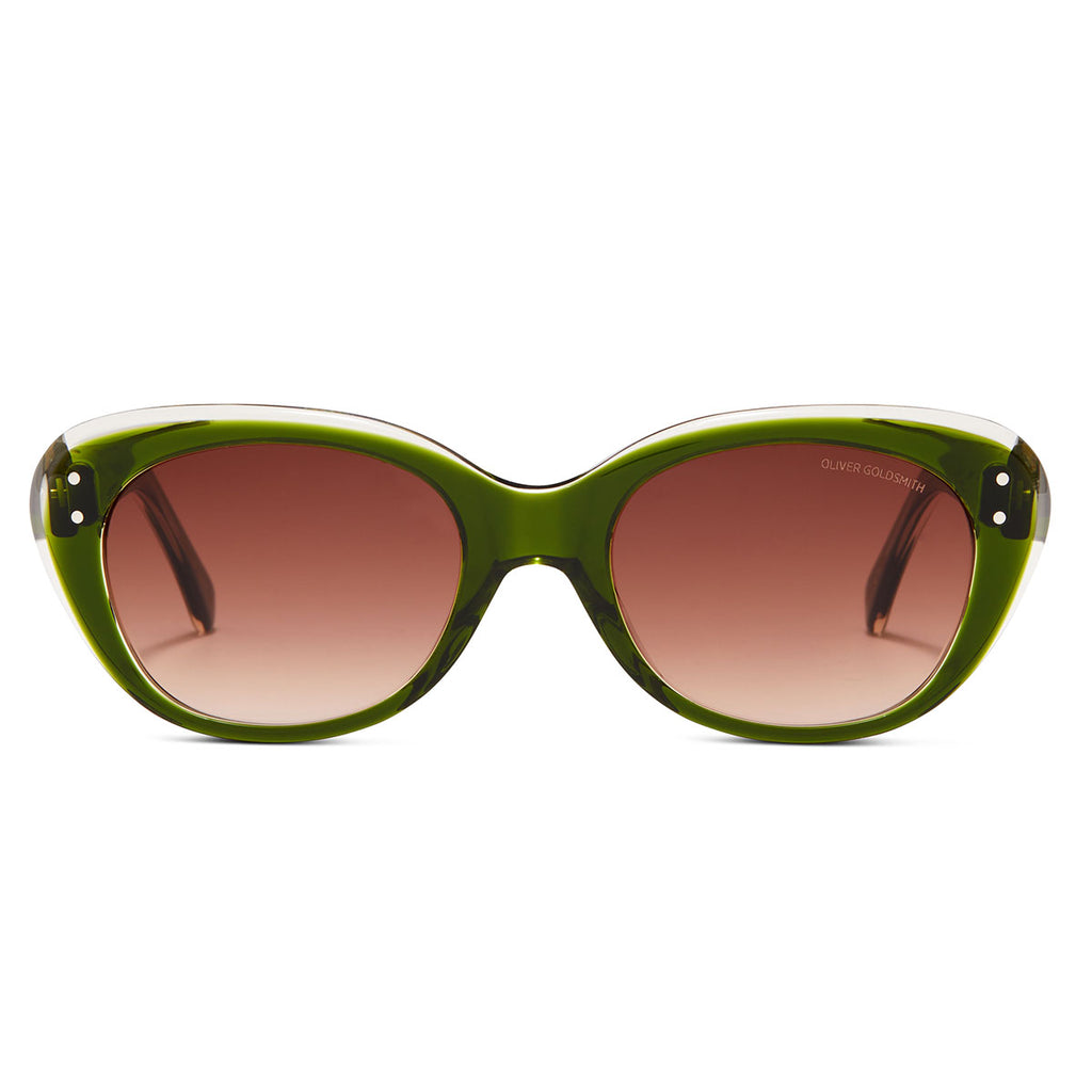 Sophia Sunglasses with Seafoam & Champagne acetate frame