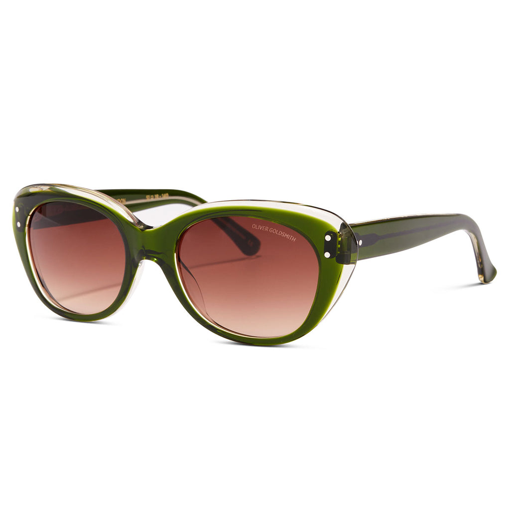 Sophia Sunglasses with Seafoam & Champagne acetate frame